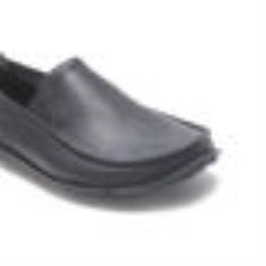 One Quarter Leather Men Vibram Black